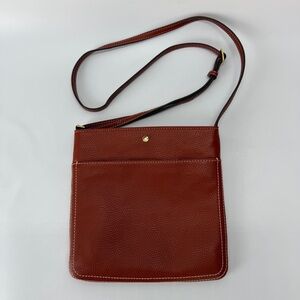 Brown Leather Crossbody Bag